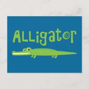 Alligator Briefkaart