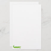 Alligator Briefpapier (Voorkant / Achterkant)