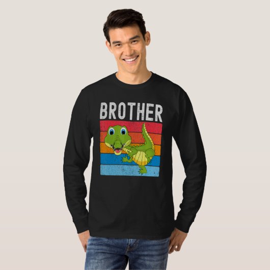 Alligator Brother Gator Crocodile Family T-shirt (Voorkant volledig)