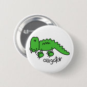Alligator-Button Ronde Button 5,7 Cm (Voorkant /achterkant)