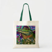 Alligator-Canvas tas (Voorkant)
