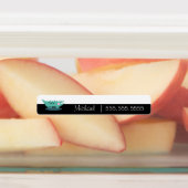 Alligator Cartoon School Class Naam Nummer Labels (Aangebracht)