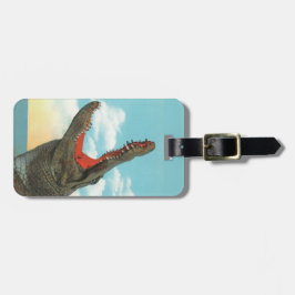 Alligator Chop 2-zijdig Bagagelabel