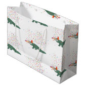 Alligator Crocodile - Dieren met partij Groot Cadeauzakje (Voorkant Gekanteld)