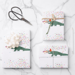Alligator Crocodile - Dieren met partij Inpakpapier Vel