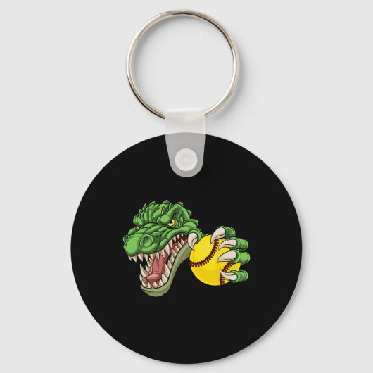 Alligator Crocodile Dinosaur Softll Character Sleutelhanger (Voorkant)