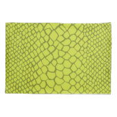 Alligator Crocodile Moderne Groene Leuke Slaapkame Kussensloop (Achterkant-Links)