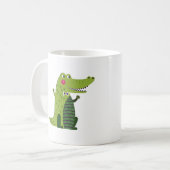 Alligator Cute Coffee Mug (Devant gauche)