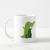 Alligator Cute Coffee Mug (Gauche)
