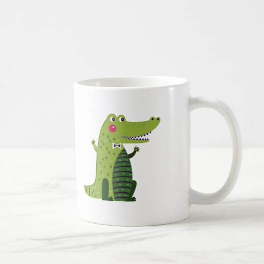 Alligator Cute Coffee Mug (Droite)
