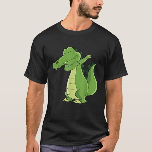 Alligator Dabbing Crocodile Dabbing Alligator T-shirt (Voorkant)