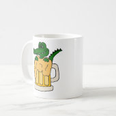 Alligator dans la tasse de bière (Devant gauche)