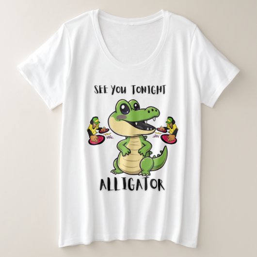 Alligator de fête des animaux (Design devant)