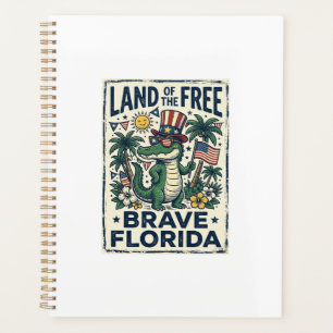 Alligator de Floride Patriotique 4 juillet