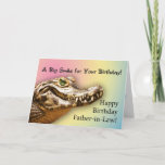 Alligator de la carte de crédit de jour ouvrable<br><div class="desc">This alligator has a big grin for your father-in-law's birthday</div>