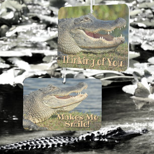 Alligator die aan je denkt, doet me glimlachen luchtverfrisser
