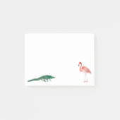 Alligator en Flamingo Post-it® Notes (Voorkant)