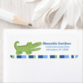 Alligator Étiquettes de adresse personnalisés - Ve (En situation)