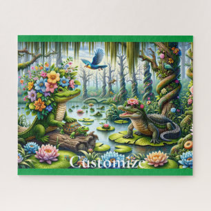 Alligator Fantasie Moeras Thunder_Cove Legpuzzel