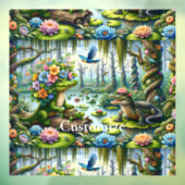 Alligator Fantasie Moeras Thunder_Cove Raamsticker (Vel 3)