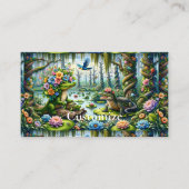 Alligator Fantasie Moeras Thunder_Cove Visitekaartje (Voorkant)