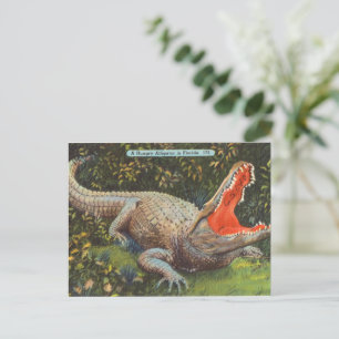 alligator feestdagenkaart