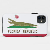 Alligator Flag Crocodile Florida Case-Mate iPhone Case (Achterkant (horizontaal))