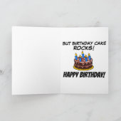 ALLIGATOR FUNNY BIRTHDAY BITES CARDS KAART (Binnen)