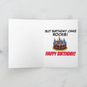ALLIGATOR FUNNY BIRTHDAY BITES CARDS KAART (Binnen)