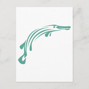 Alligator Gar Fish Briefkaart
