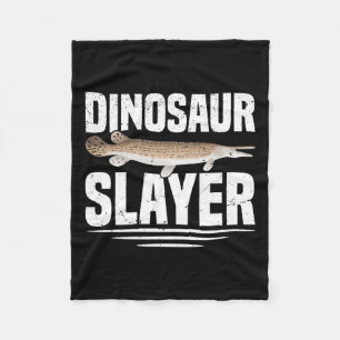 Alligator Gar Gevist Rod Seizoen Alligator Gar Fis Fleece Deken