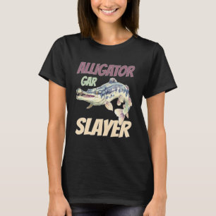 Alligator Gar Slayer Visser Hengelaar T-shirt