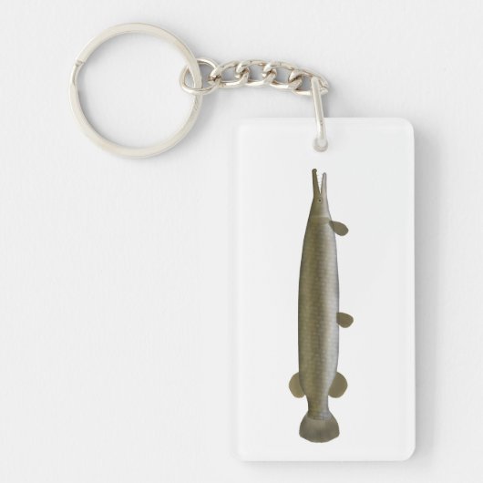 Alligator Gar Sleutelhanger (Voorkant)