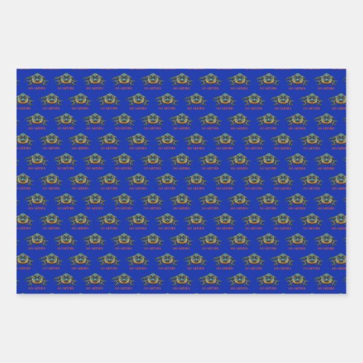 Alligator - Go Gators Inpakpapier Vel (Voorkant 3)