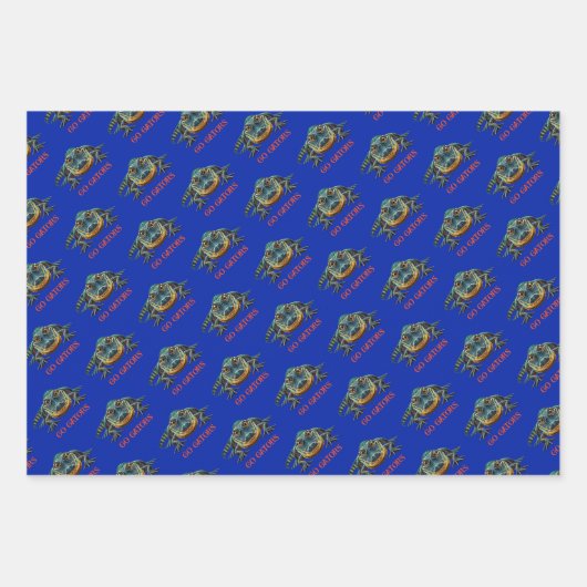 Alligator - Go Gators Inpakpapier Vel (Voorkant)