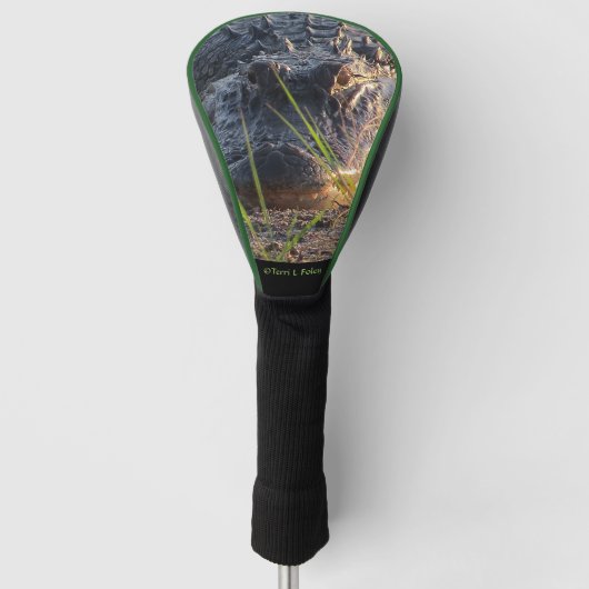 Alligator Golf Head Hoesje Golfheadcover (Voorkant)