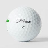 Alligator golfer is leuk en leuk golfballen (Logo)