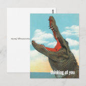 Alligator Happens Briefkaart (Voorkant / Achterkant)