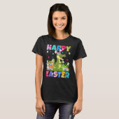 Alligator Happy Easter Bunny Alligator Easter T-shirt (Voorkant volledig)