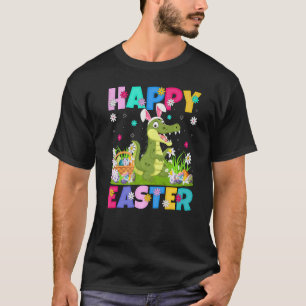 Alligator Happy Paast Bunny Alligator Pasen Sun T-shirt