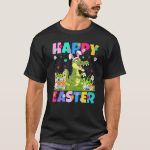 Alligator Happy Paast Bunny Alligator Pasen Sun T-shirt