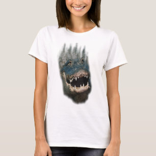Alligator Head Shot-Huge reptiles T-shirt
