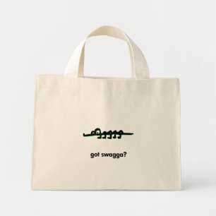 Alligator heeft een swagga mini tote bag