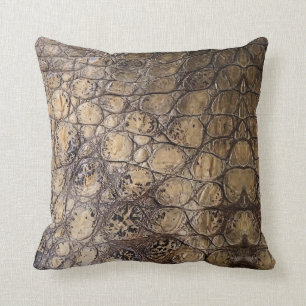 Alligator-huidafdruk  kussen