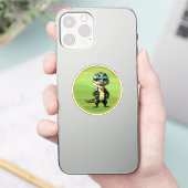 alligator in fashion sticker (Telefoon)