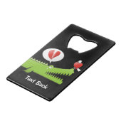 Alligator in Love Carte de crédit (Dos Angle)