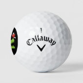 Alligator in Love Golfballen (Logo)