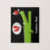 Alligator in Love Jigsaw Puzzle (Vertical)