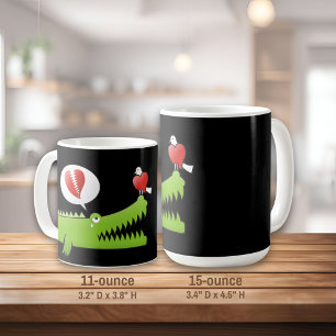 Alligator in Love Koffiemok