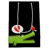 Alligator in Love Medium Cadeauzakje (Achterkant)